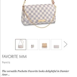 Louis Vuitton Favorite MM in Azur